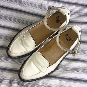 White Doc Marten Loafers